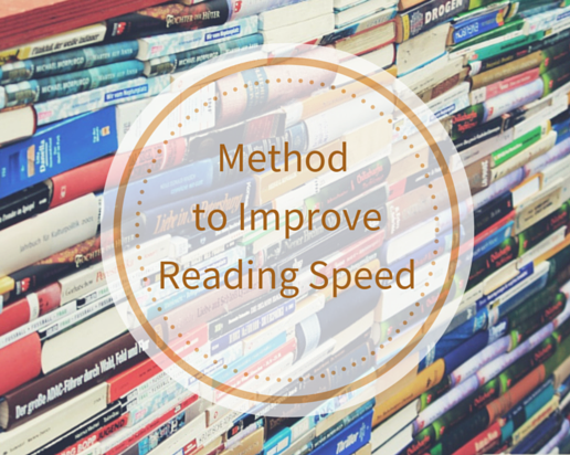 Here is a Method to Improve Reading Speed